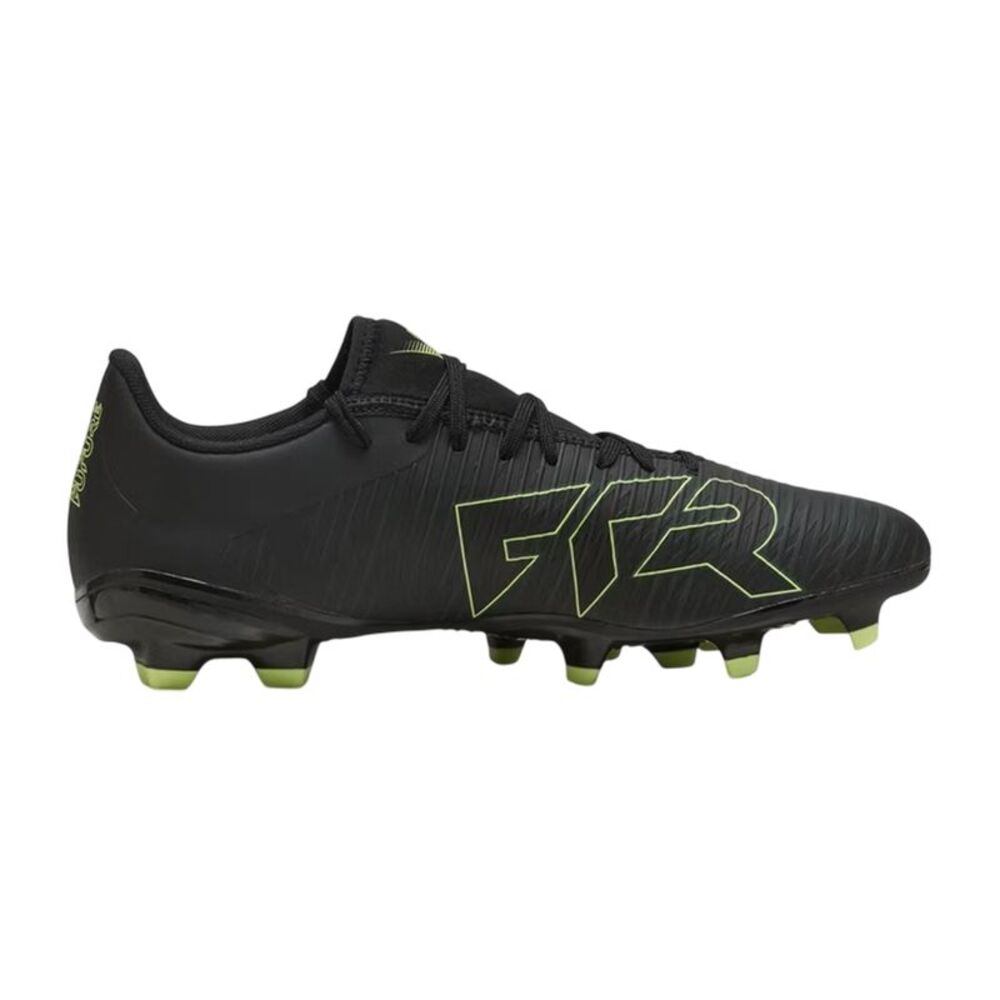 Puma Childrens/Kids Future 8 Play Firm Ground Football Boots / Black/Green
